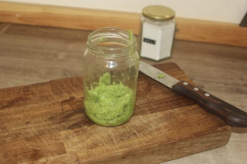 Garlic scape pesto