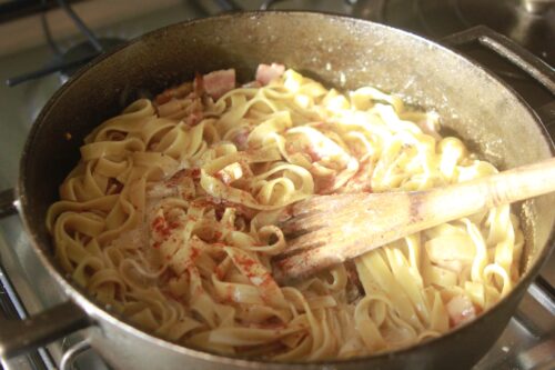 smoked bacon pasta