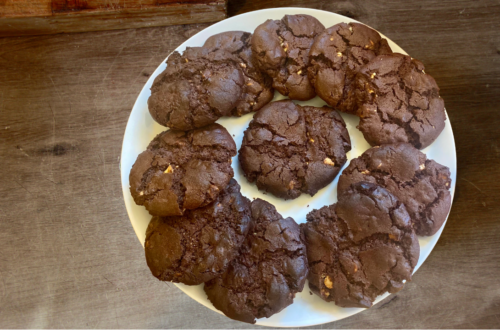 Triple Chocolate Cookies