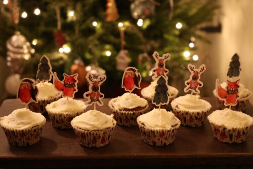 Gingerbread cupcakes