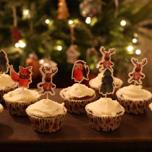 Gingerbread cupcakes