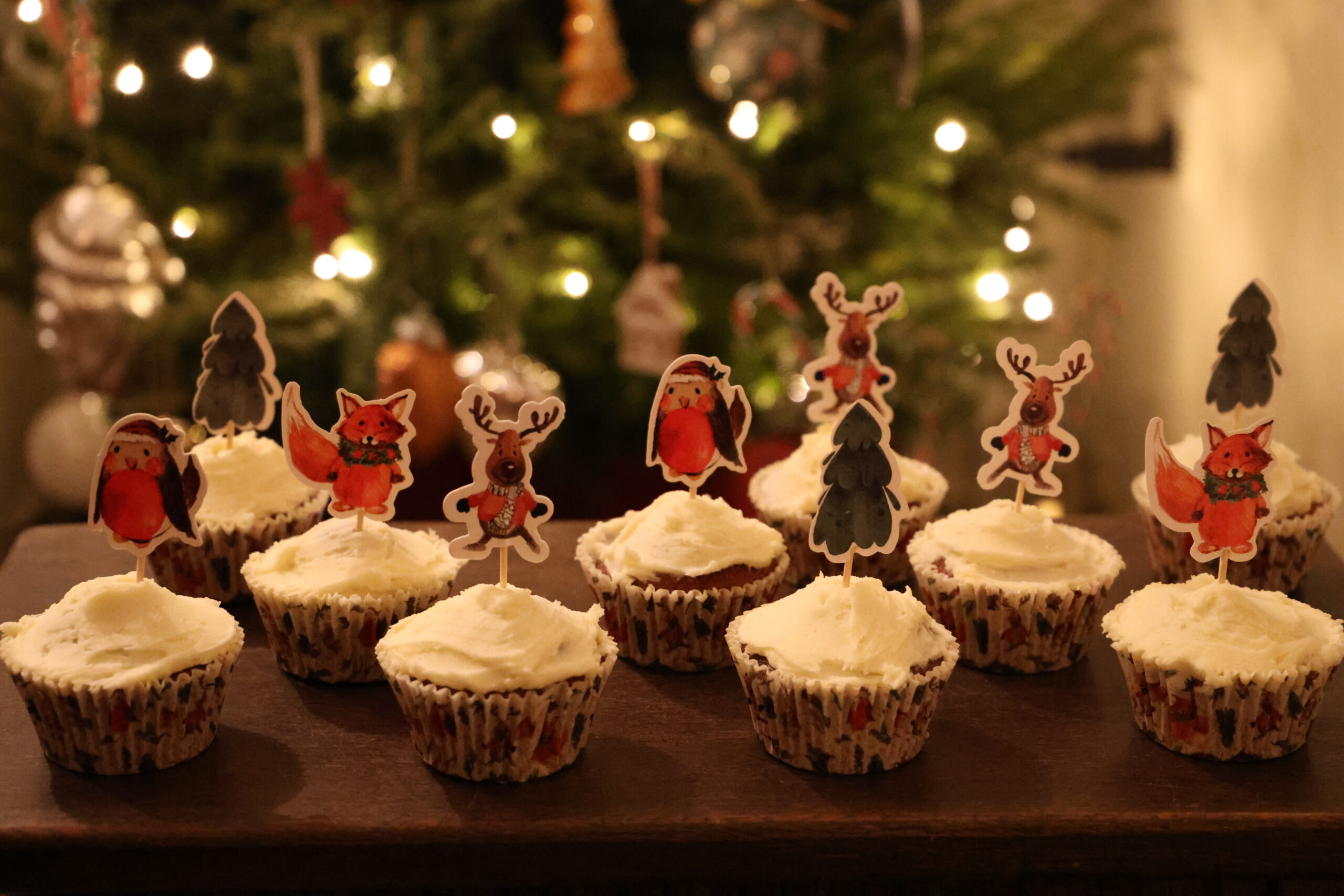 Gingerbread cupcakes